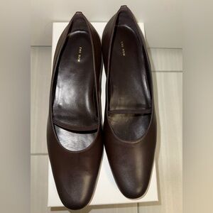 The Row Marion Loafers, 39.5, Dark Brown